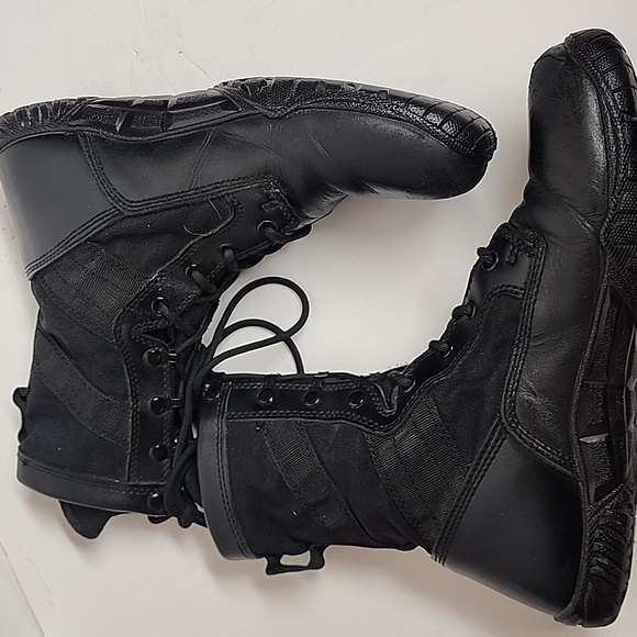 Tactical Research Belleville TR102 Leather Black Training Combat Boots Size 10W - Picture 11 of 15
